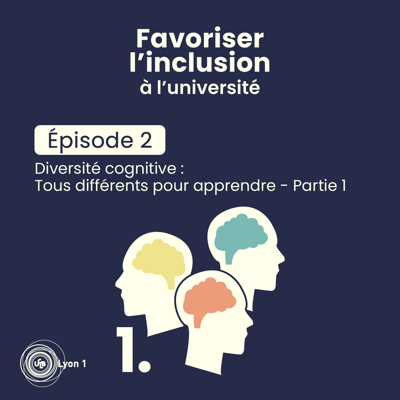 #2 Diversité cognitive : Tous différents pour apprendre - Partie 1 episode artwork